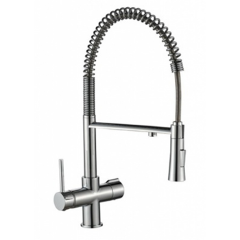 Robinet cu 3 cai Argintiu DELUXE 120CH