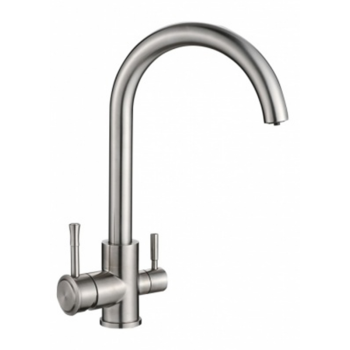Robinet cu 3 cai Mat  PERFECT 106 SS